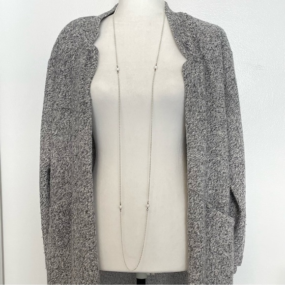 Vintage Monet White Long Chain and Beaded Necklace - Picture 6 of 6